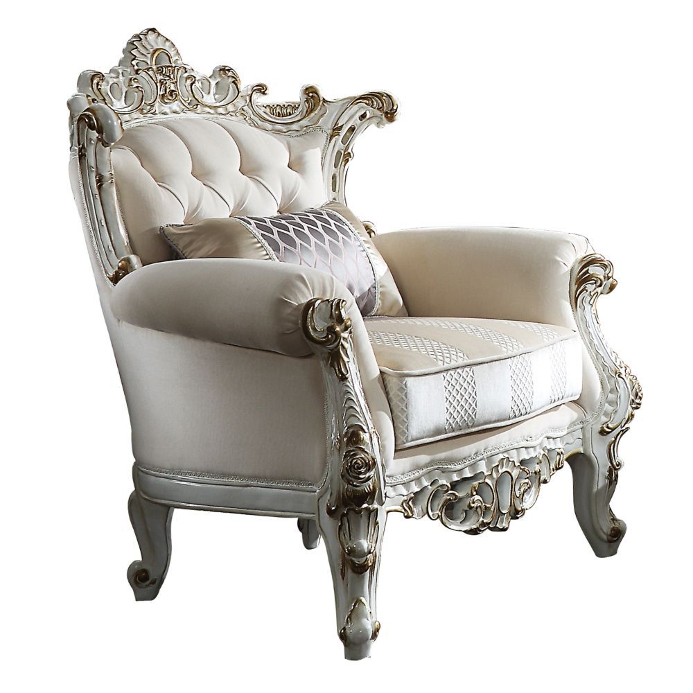 Picardy II - Chair - Fabric & Antique Pearl - Urban Living Furniture (Los Angeles, CA)