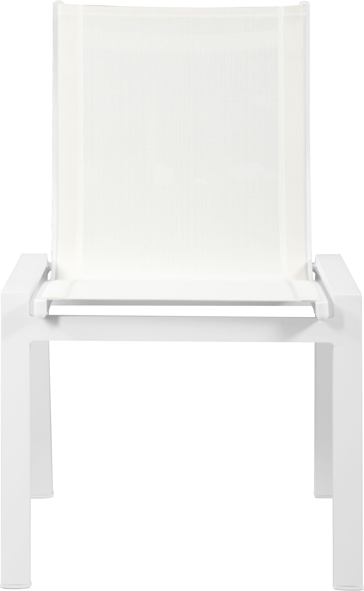 Nizuc - Outdoor Patio Dining Chair With White Frame (Set of 2) - Urban Living Furniture (Los Angeles, CA)