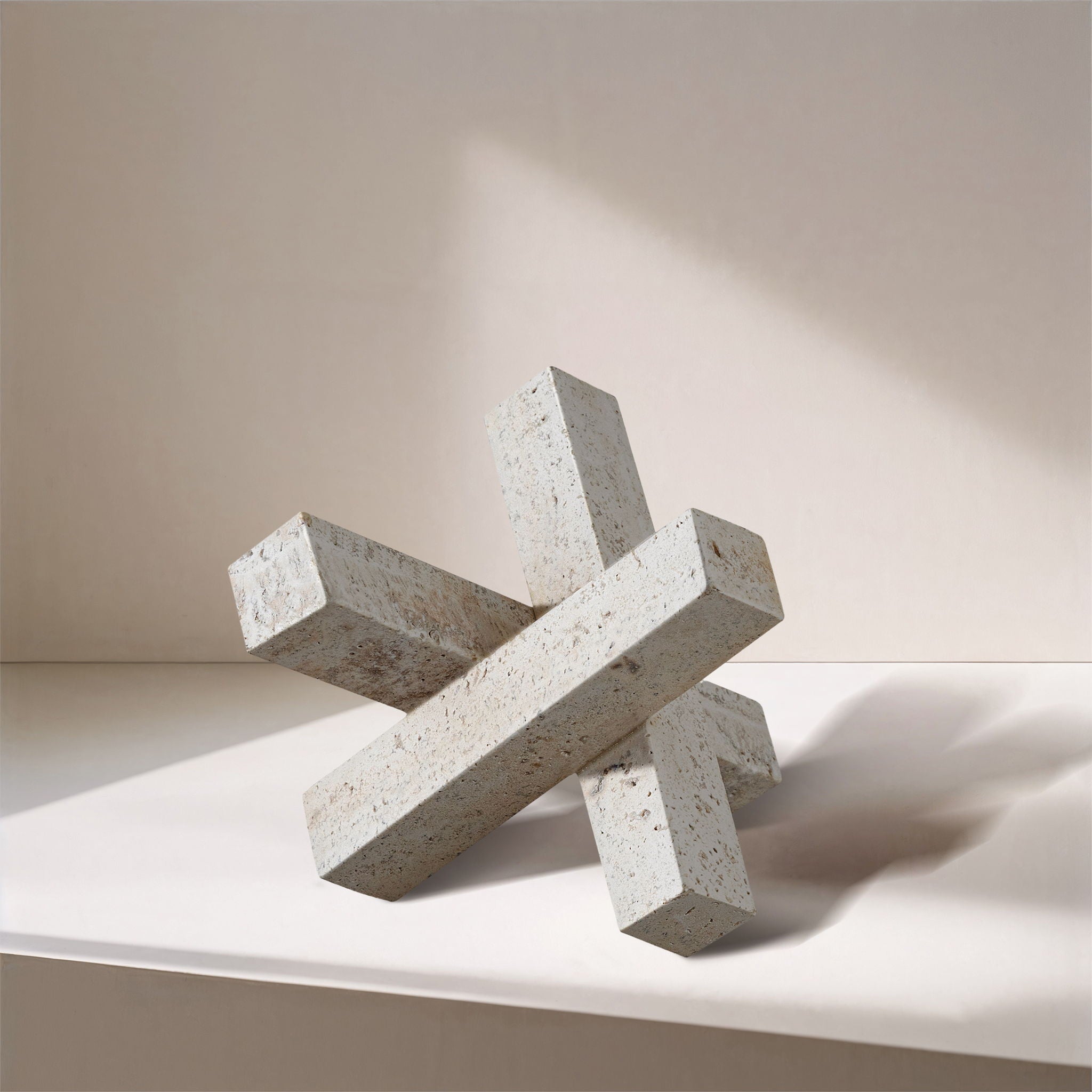 Stix - Travertine Decorative Object - Natural - Urban Living Furniture (Los Angeles, CA)
