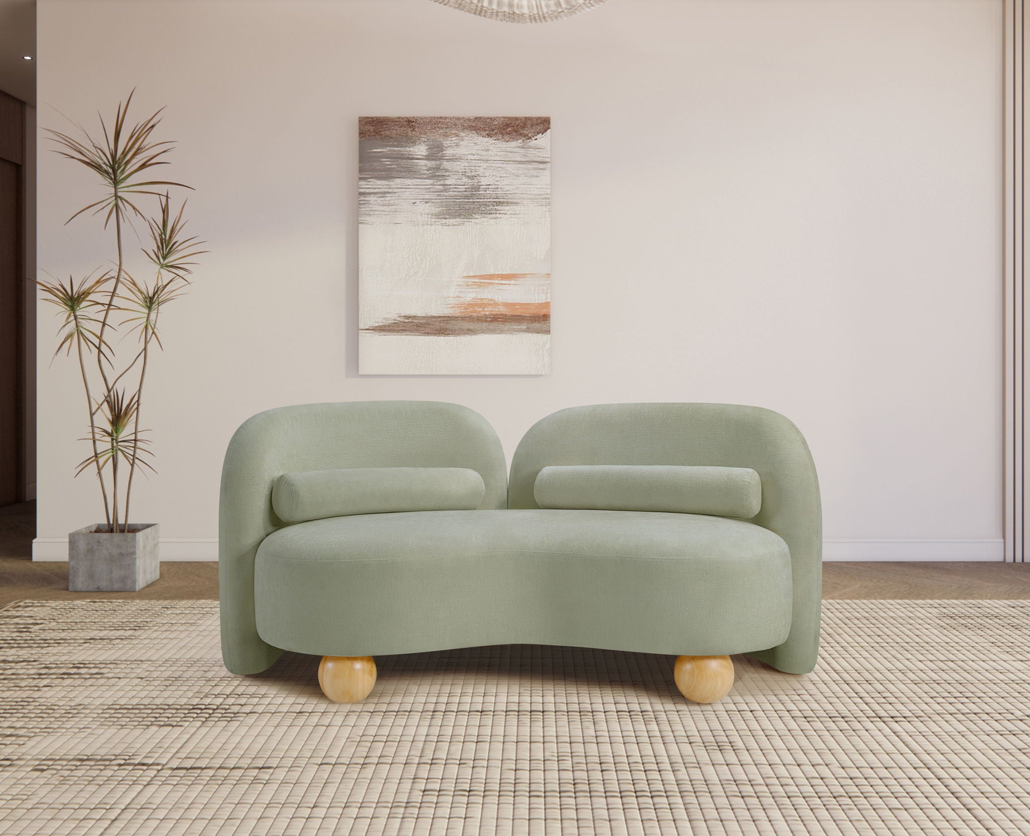 Daphne - Chenille Loveseat - Urban Living Furniture (Los Angeles, CA)