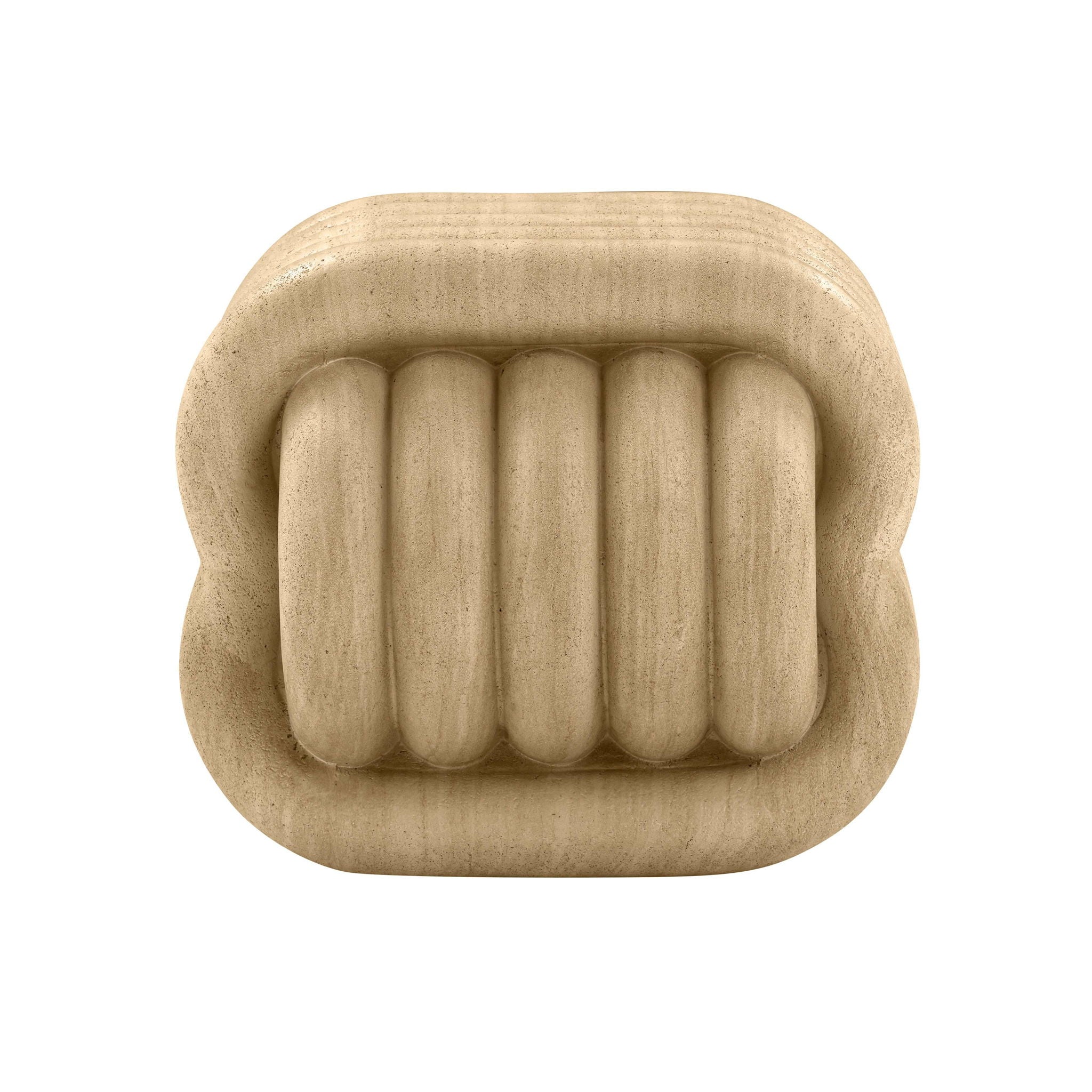 Love Knot - Faux Marble Indoor / Outdoor Accent Stool - Urban Living Furniture (Los Angeles, CA)