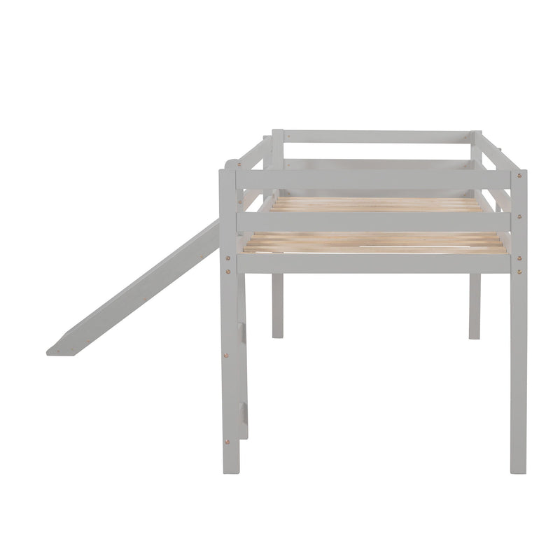 Loft Bed With Slide, Multifunctional Design