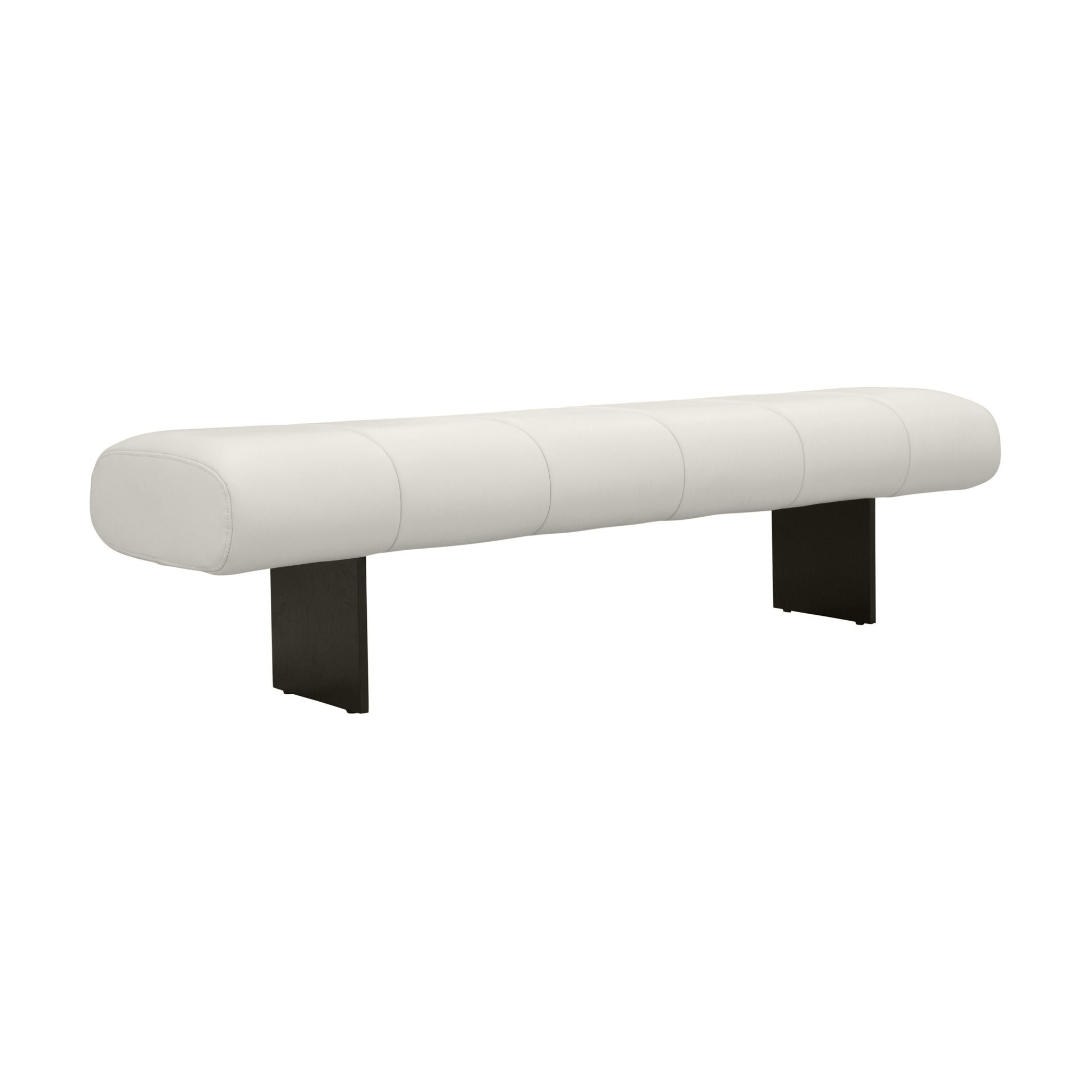 Karol - Vegan Leather Bench - Cream - Urban Living Furniture (Los Angeles, CA)