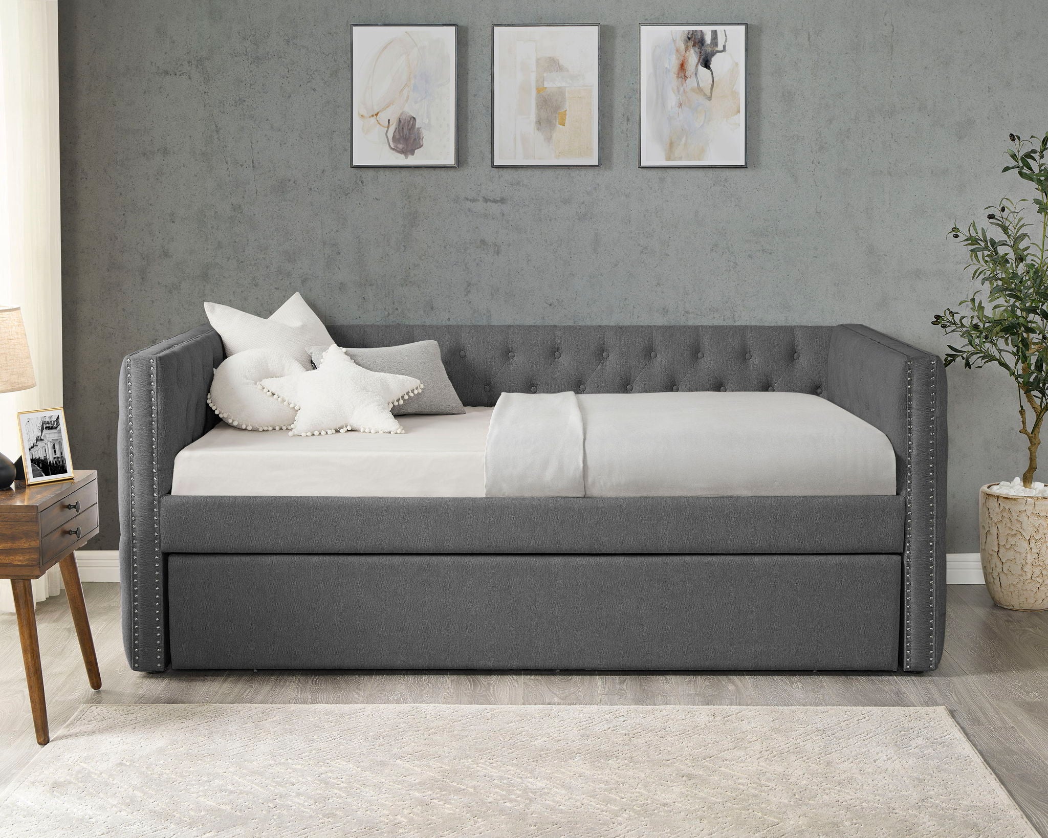 Trina - Daybed - Gunmetal Gray - Urban Living Furniture (Los Angeles, CA)