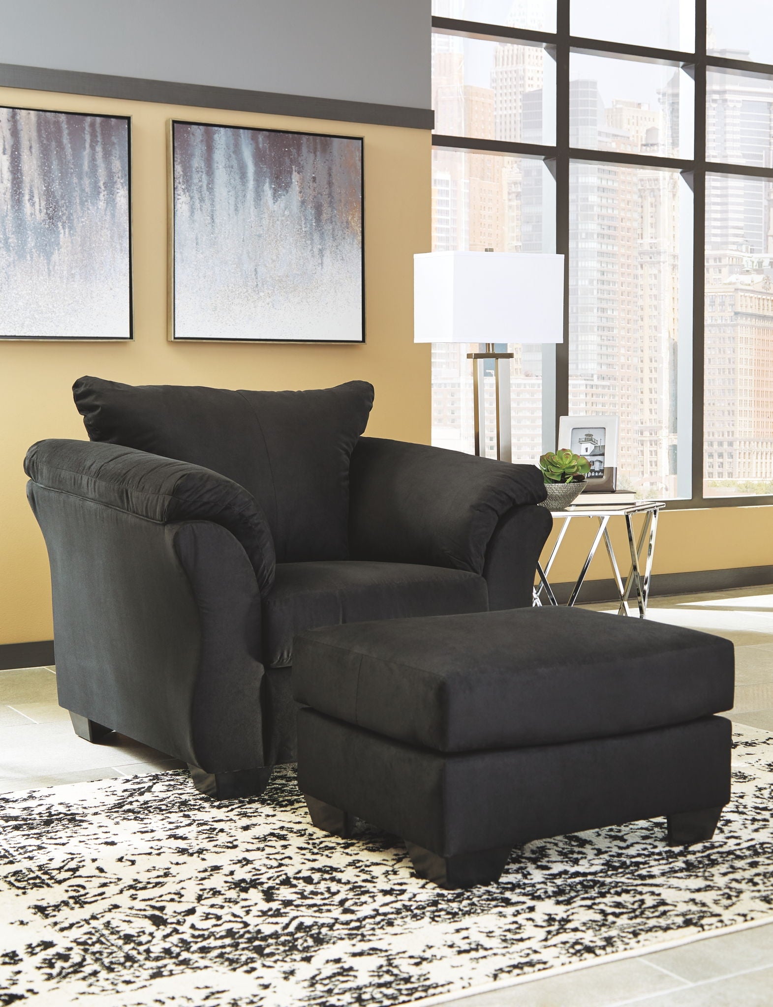 Darcy - Chair With Ottoman - Urban Living Furniture (Los Angeles, CA)
