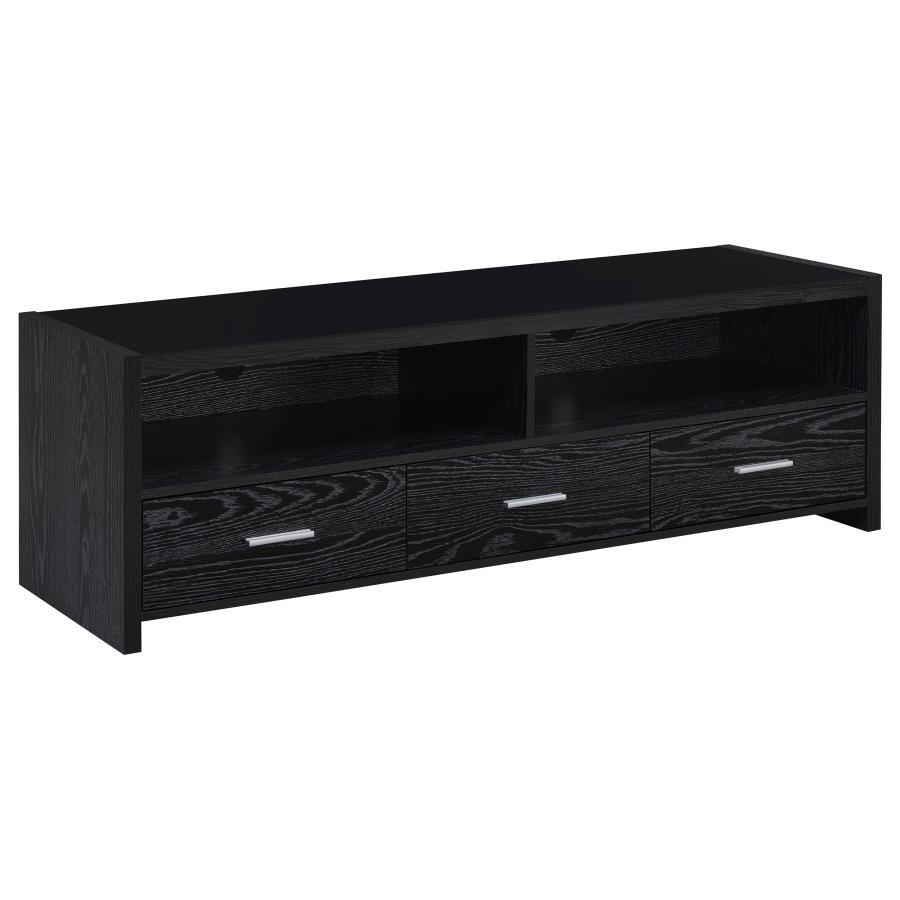 Alton - 3-drawer Black Oak TV Console - Urban Living Furniture (Los Angeles, CA)