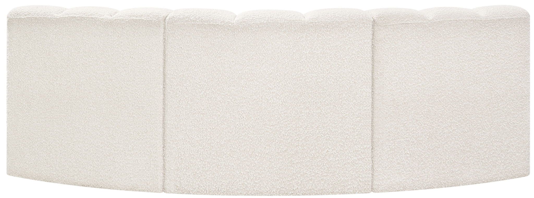 Arc - Boucle Fabric 3 Piece Modular Corner Sofa