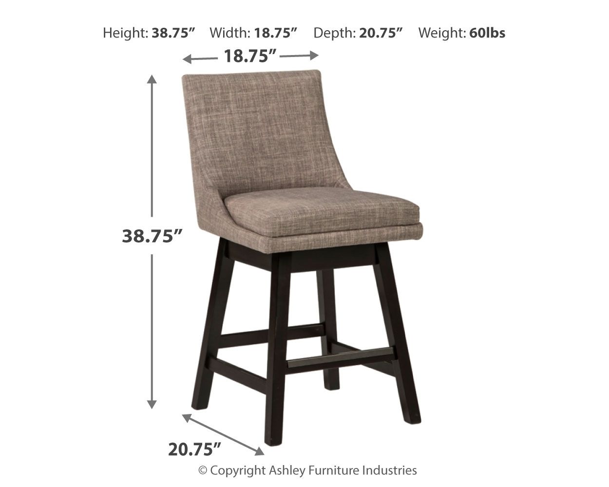 Tallenger - Swivel Barstool (Set of 2) - Urban Living Furniture (Los Angeles, CA)