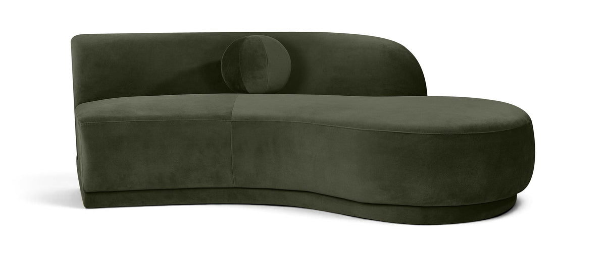 Avra - 86" Velvet Performance Fabric Upholstered Sofa