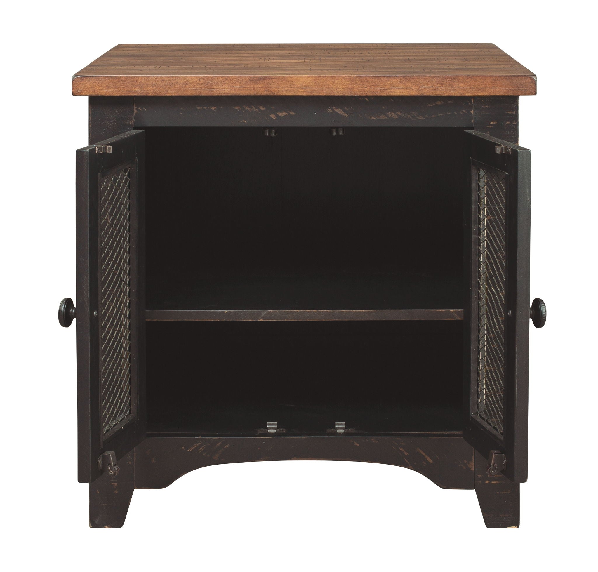 Valebeck - Black / Brown - Rectangular End Table - Urban Living Furniture (Los Angeles, CA)