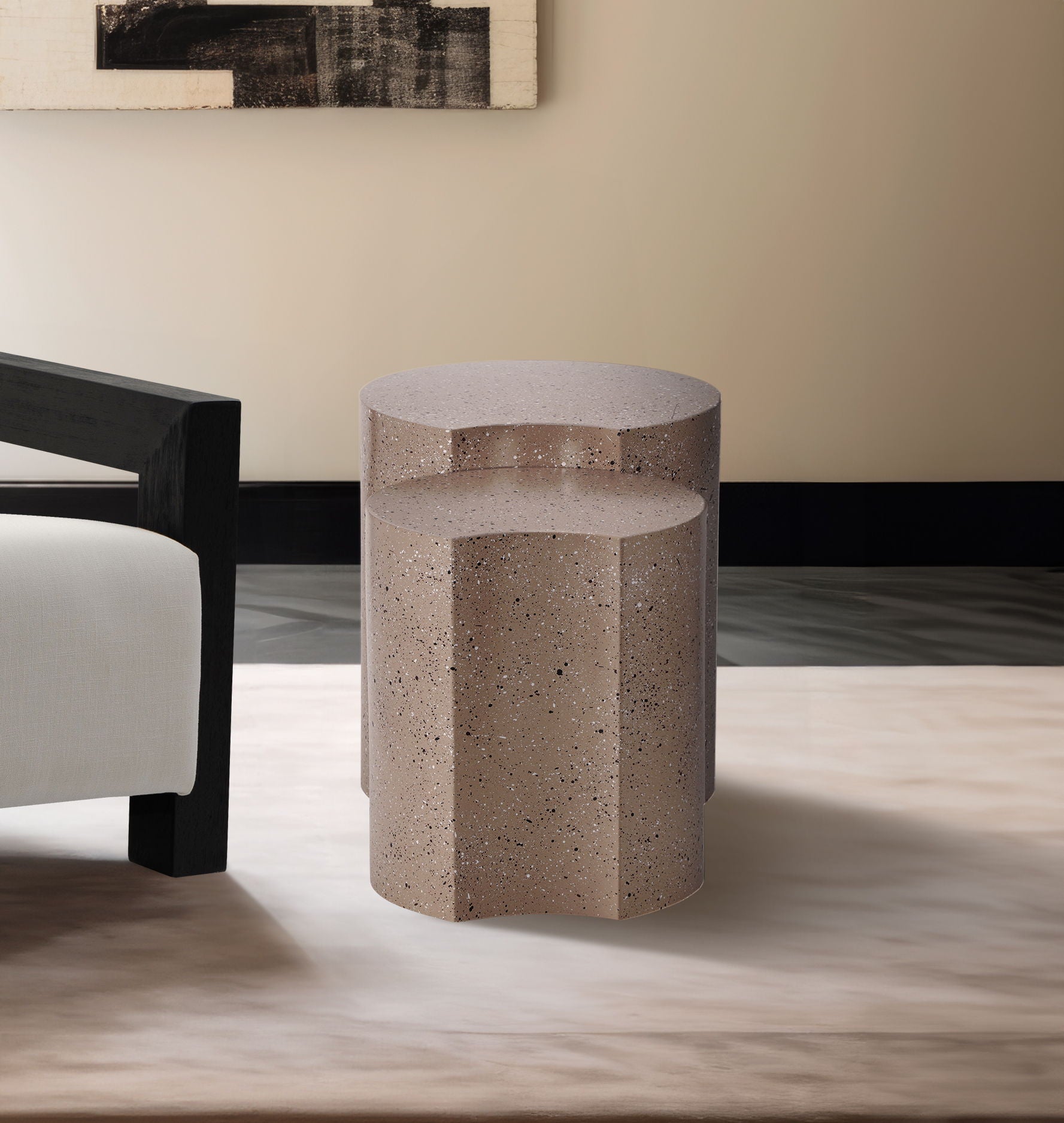 Dimple - Modular End Table - Terazzo Finish - Urban Living Furniture (Los Angeles, CA)