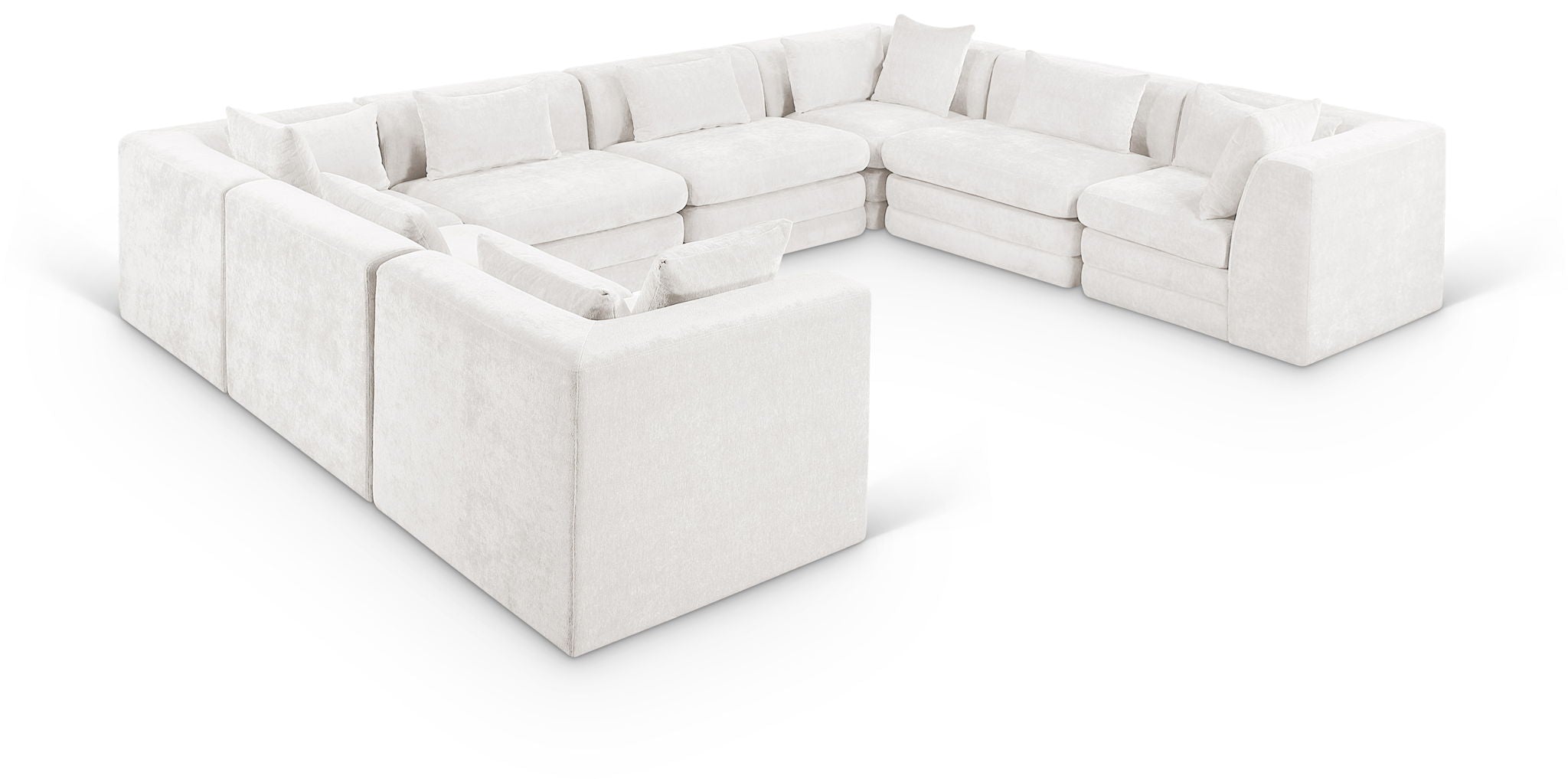 Stellar - 8 Piece Chenille Fabric Upholstered Modular Sectional - Urban Living Furniture (Los Angeles, CA)