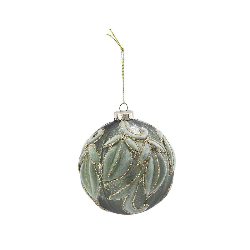 Christmas Ball Ornaments, Decorative Hanging Ball Christmas Tree Ornaments, For Holiday Decorations (Set of 6) - Green