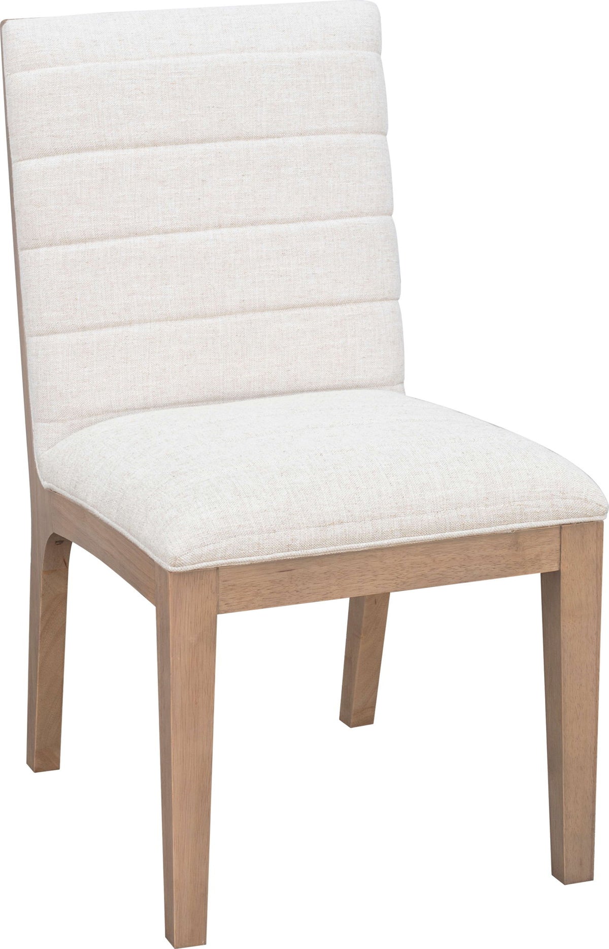 Sumire - Solid Wood Dining Chair (Set of 2) - Ginger And Natural Linen