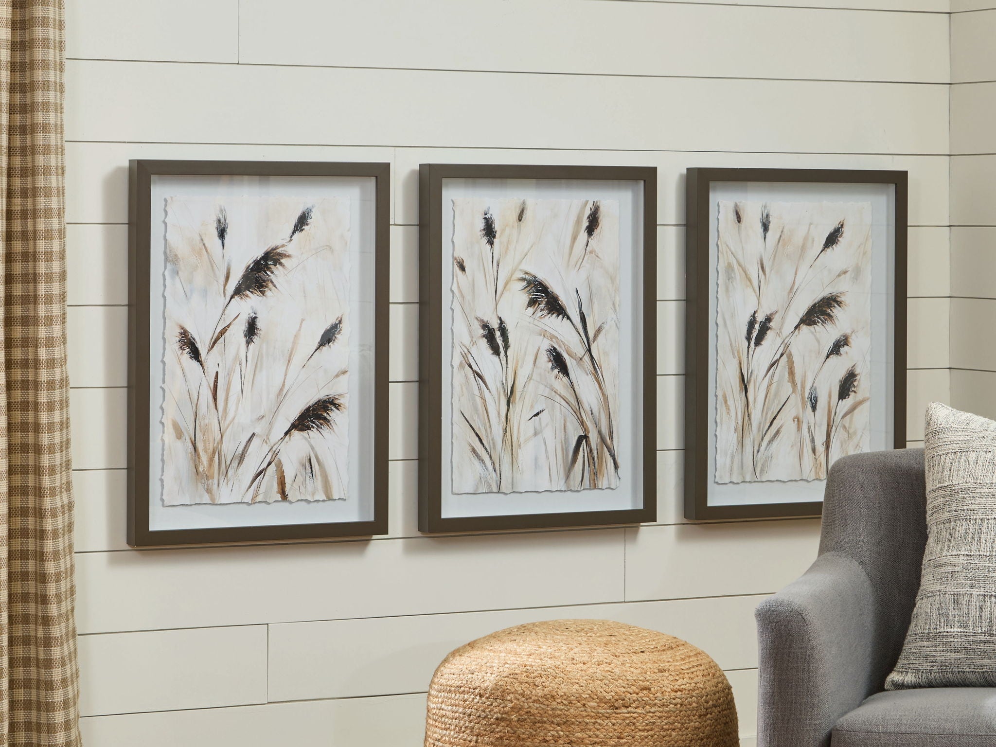 Honslow - Brown / Black / White - Wall Art Set (Set of 3) - Urban Living Furniture (Los Angeles, CA)