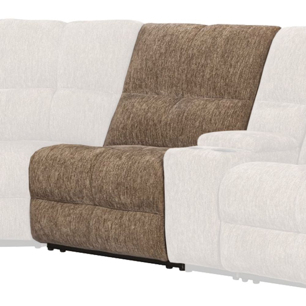 Bronco - Power - Power Armless Zero Gravity Recliner P2 - Plush Tobacco