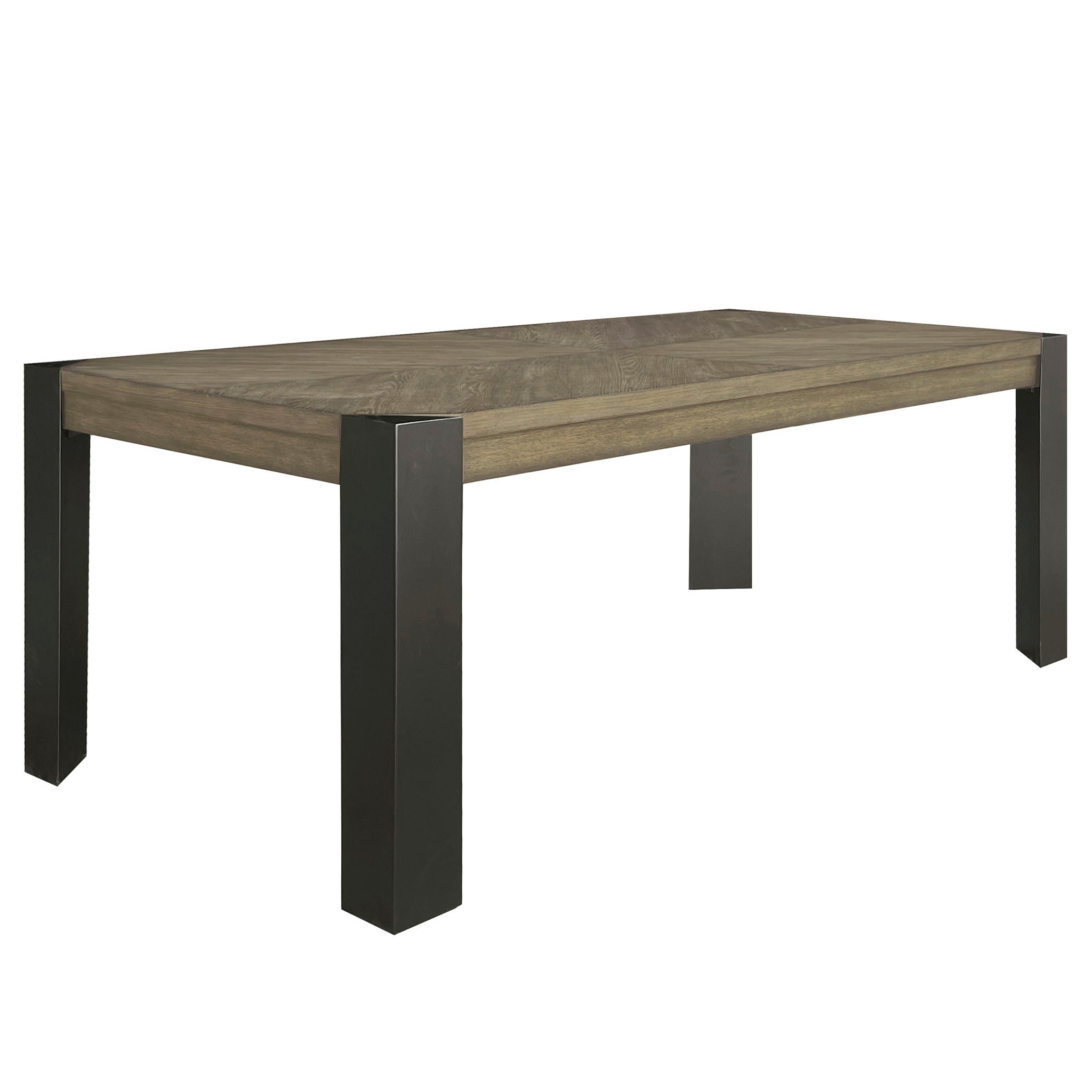 Cedar Fork - 78" Dining Table With 6 Ladderback Chairs - Smoked Arabica - Urban Living Furniture (Los Angeles, CA)