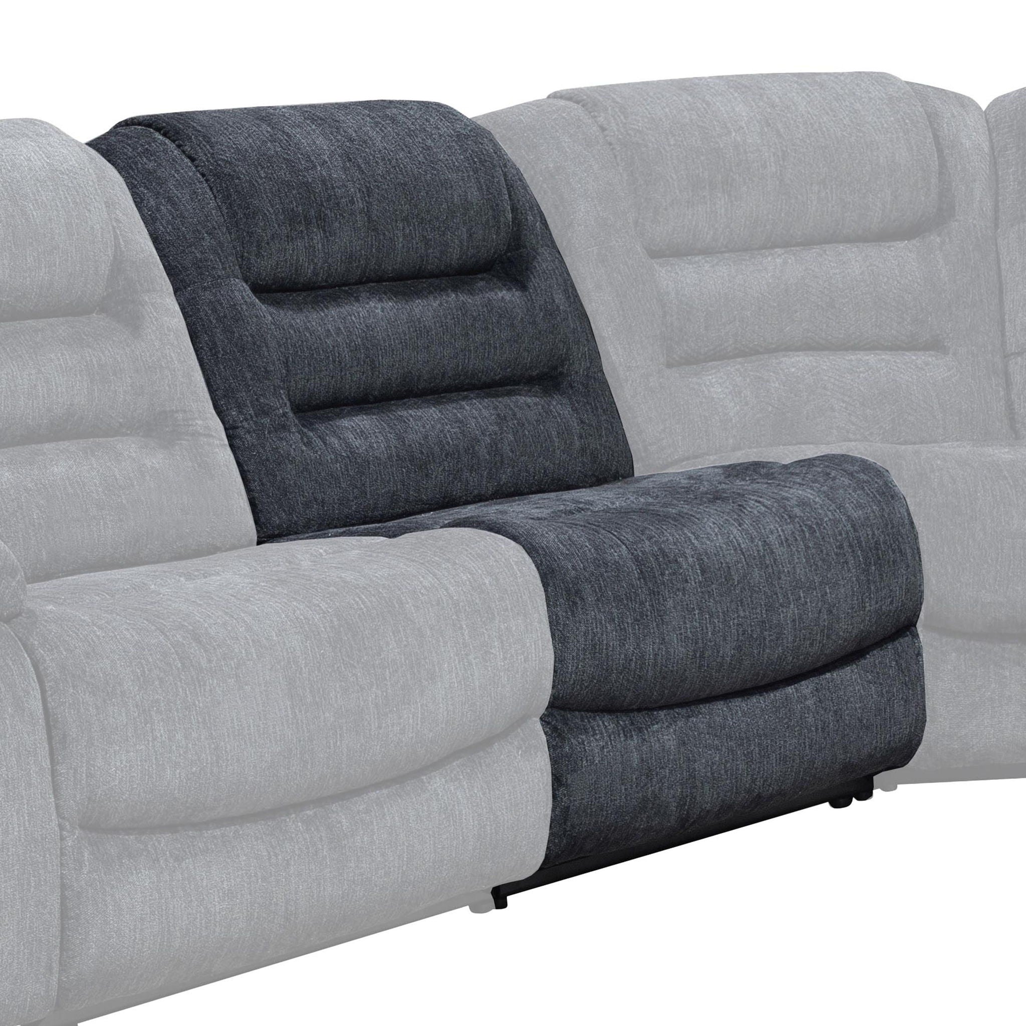 Bolton - Armless Chair - Misty Storm - Urban Living Furniture (Los Angeles, CA)