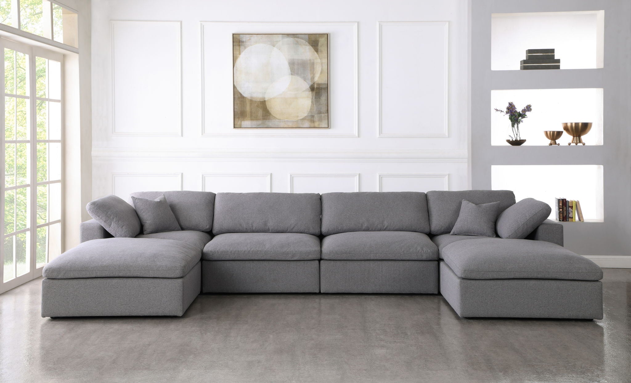 Serene - 6 Piece Modular Sectional - Urban Living Furniture (Los Angeles, CA)