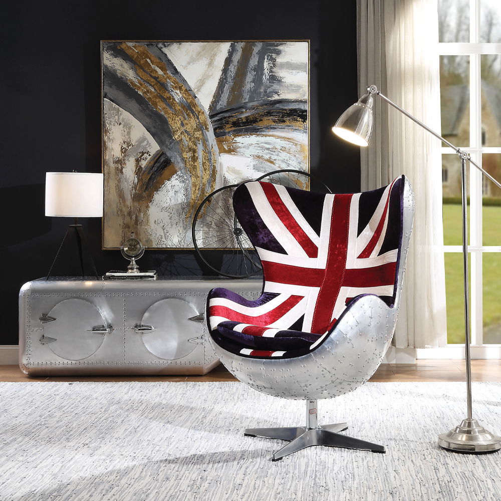 Brancaster - Accent Chair - Pattern Fabric & Aluminum - Urban Living Furniture (Los Angeles, CA)