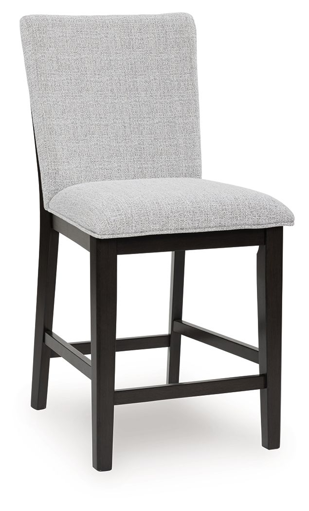 Neymorton - Dark Grayish Brown - 5 Pc. - Rectangular Dining Room Counter Table, 4 Barstools - Urban Living Furniture (Los Angeles, CA)
