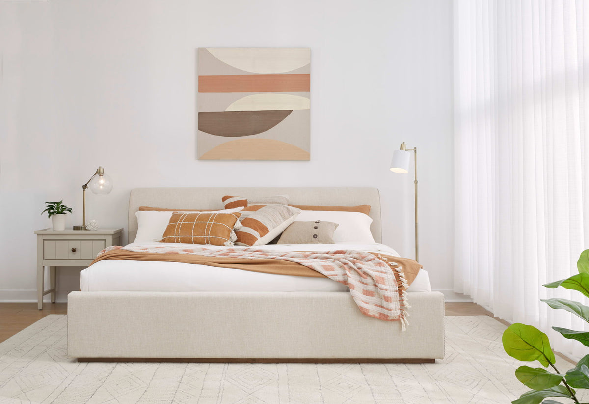 Virgil Louis - Upholstered Platform Bed