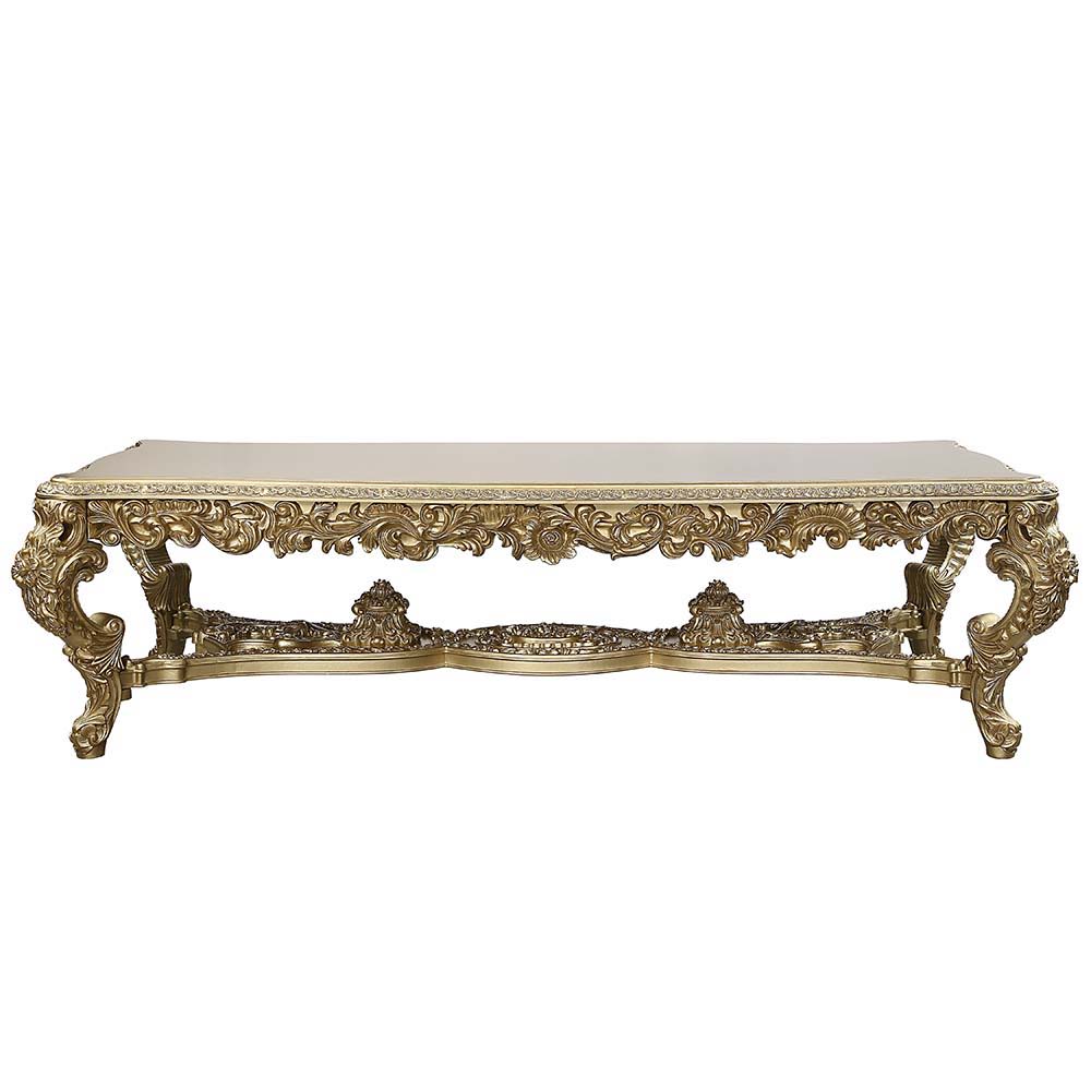 Bernadette - Dining Table - Gold Finish - 31" - Urban Living Furniture (Los Angeles, CA)