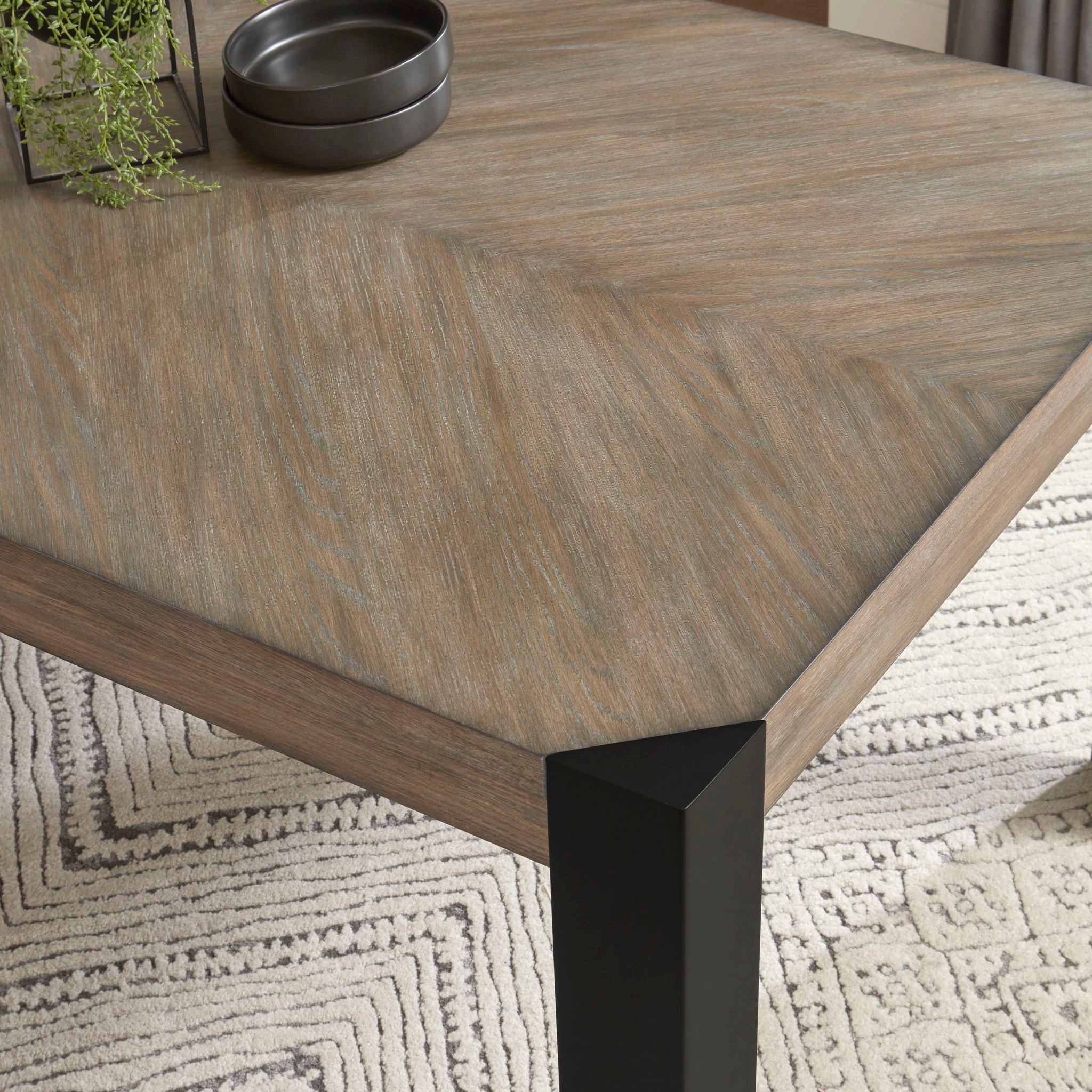 Cedar Fork - 78" Dining Rectangular Dining Table - Smoked Arabica - Urban Living Furniture (Los Angeles, CA)
