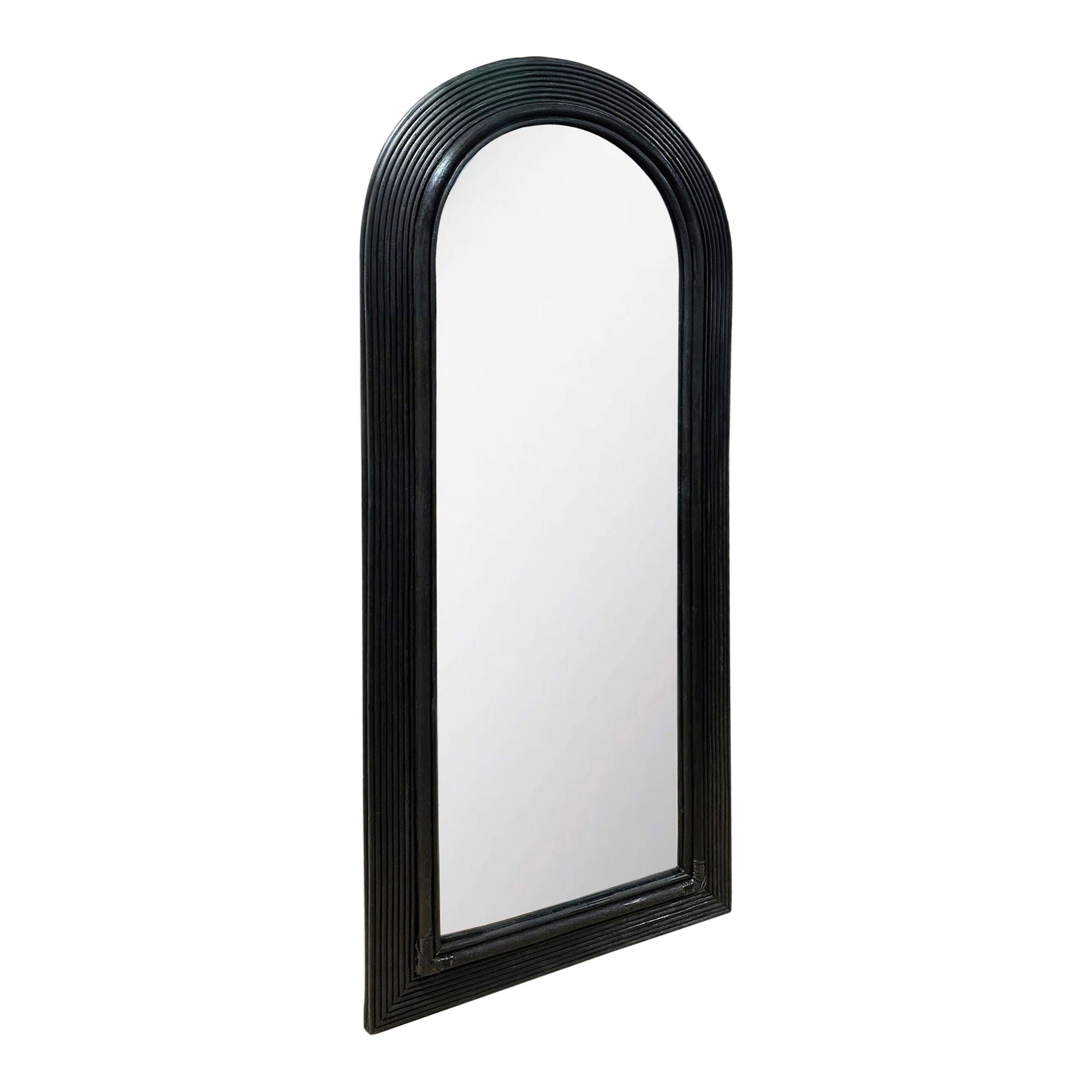 Tanya - Rattan 70" Floor Mirror - Urban Living Furniture (Los Angeles, CA)