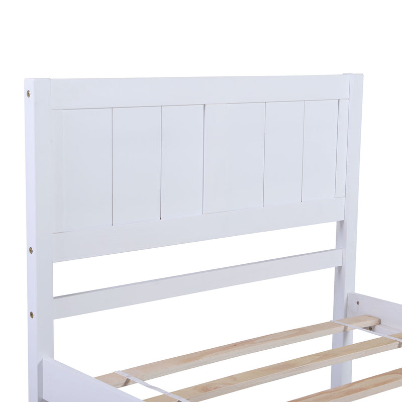 Classic Platform Bed With Headboard