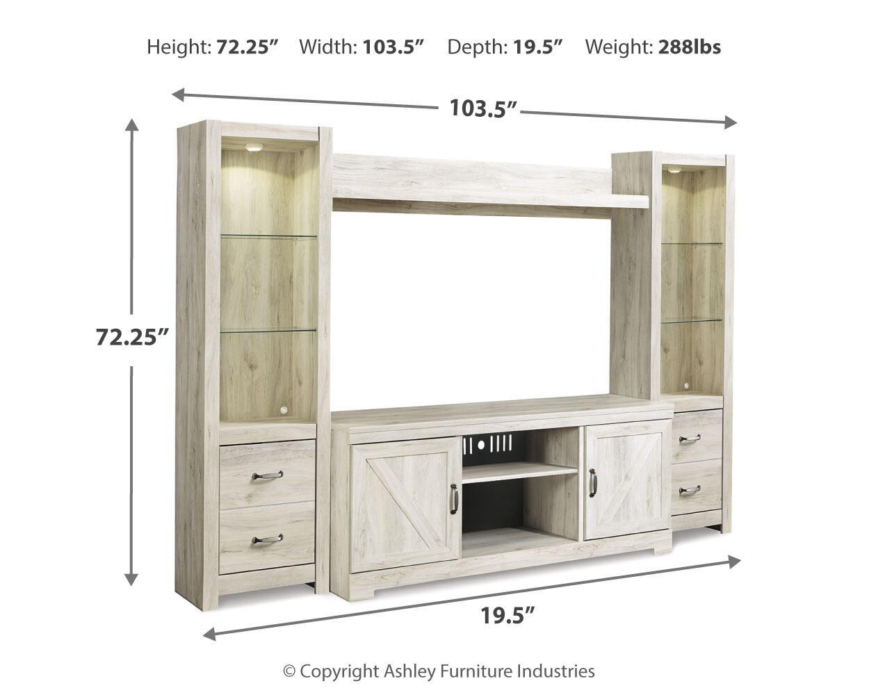 Bellaby - Entertainment Center - Urban Living Furniture (Los Angeles, CA)