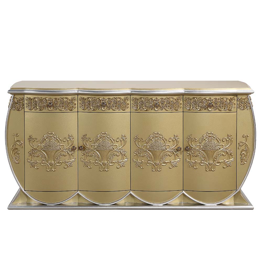 Bernadette - Server - Gold Finish - Urban Living Furniture (Los Angeles, CA)