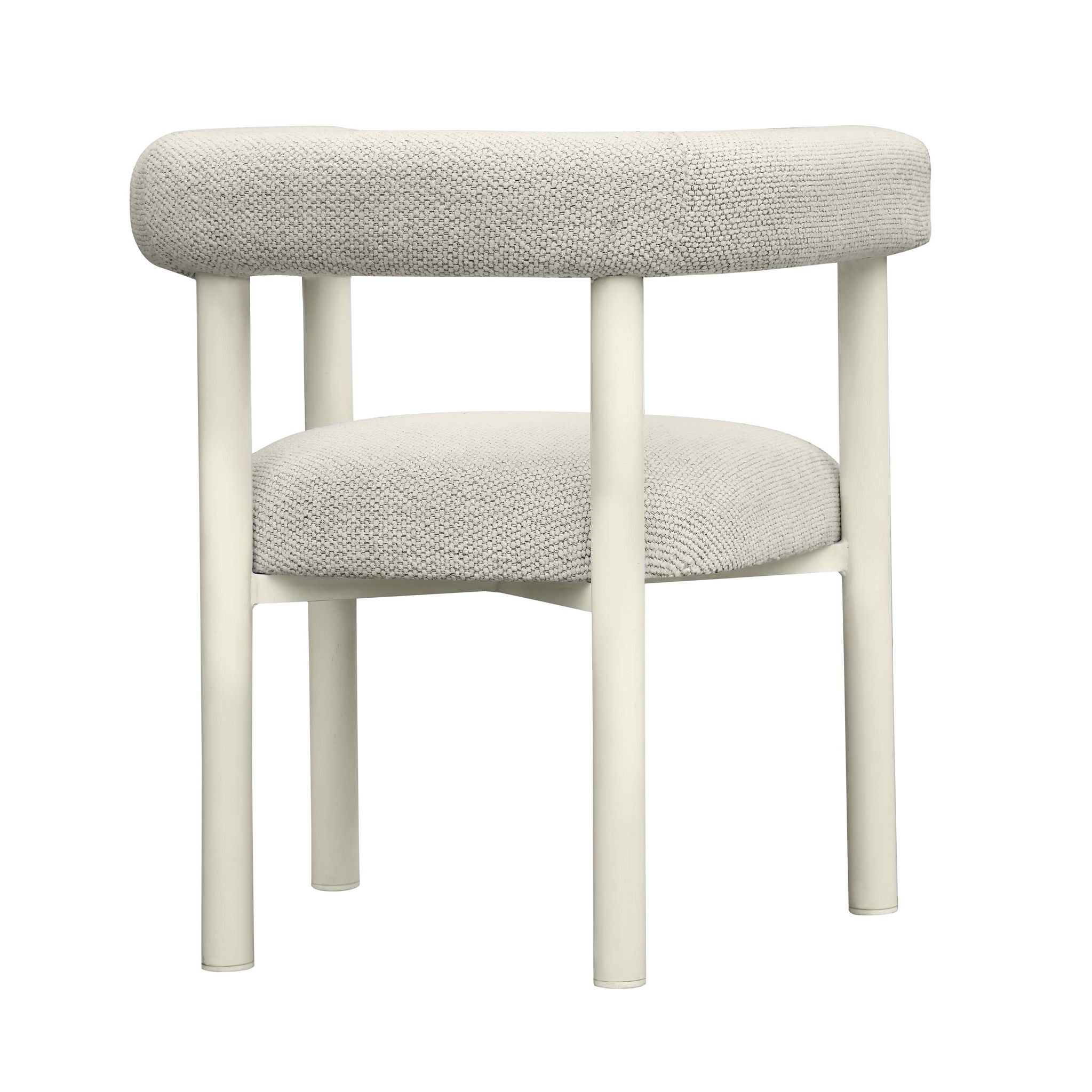 Jackie - Outdoor Textured Dining Chair - Cream - Urban Living Furniture (Los Angeles, CA)
