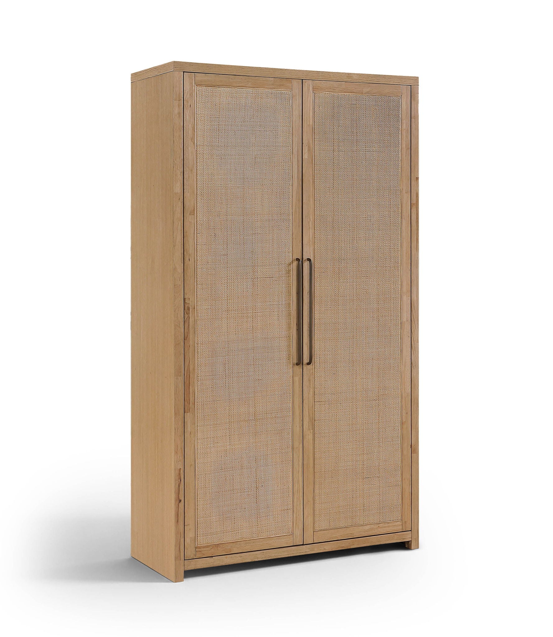 Vana - Solid Wood, Oak Veneer And Stainless Steel Storage Cabinet - Urban Living Furniture (Los Angeles, CA)