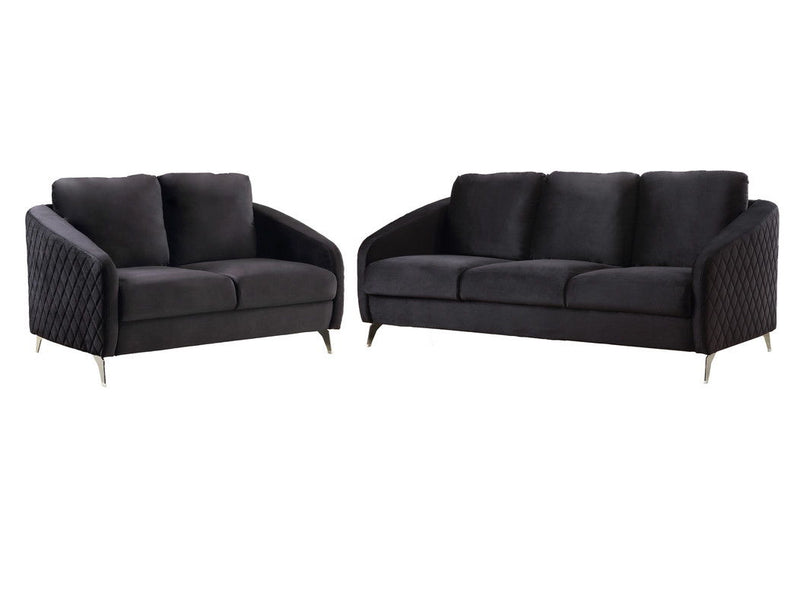 Sofia - Velvet Fabric Living Room Set - Urban Living Furniture (Los Angeles, CA)