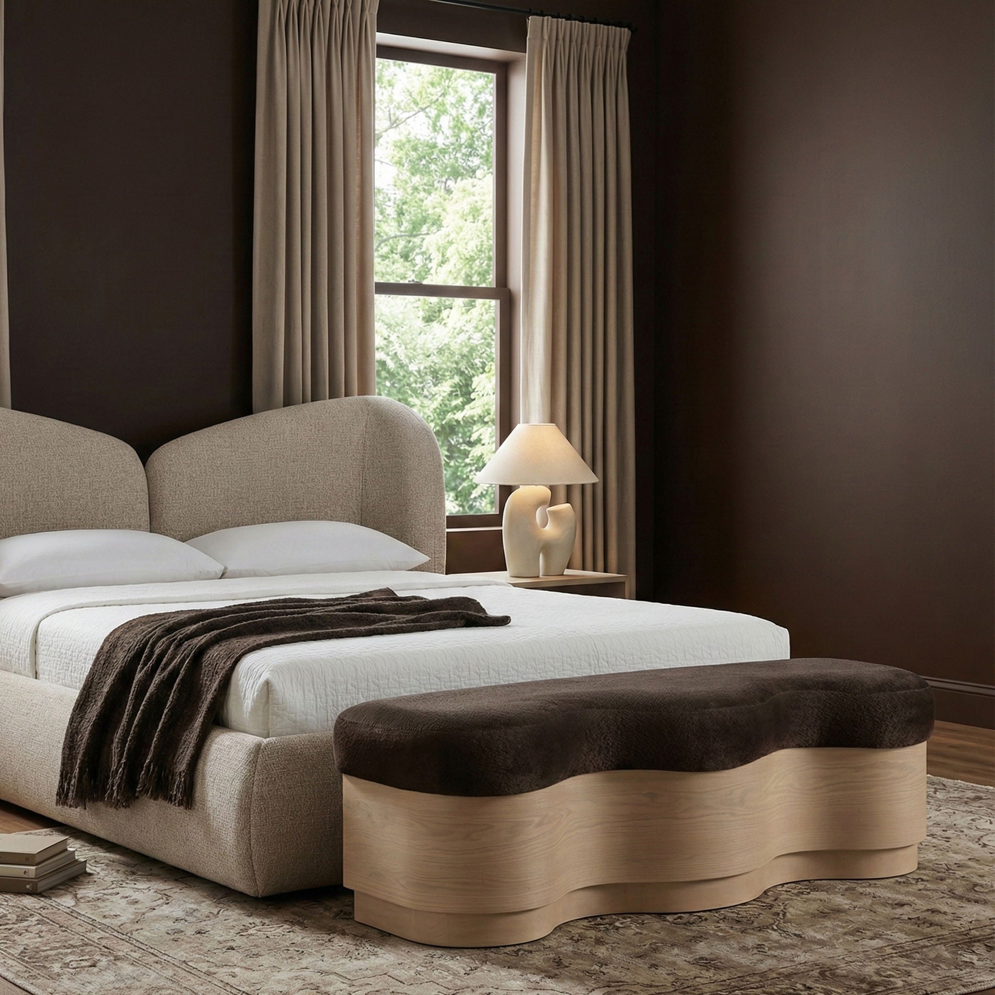 Savoy - Bench With Gold Base