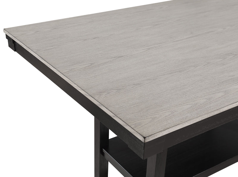 Delfin - Counter Height Table - Gray / Black