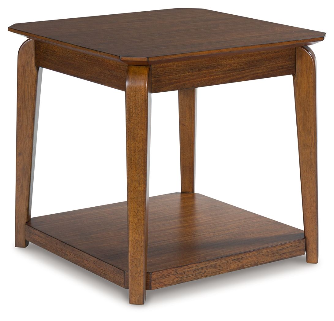 Trenmour - Medium Brown - Square End Table - Urban Living Furniture (Los Angeles, CA)