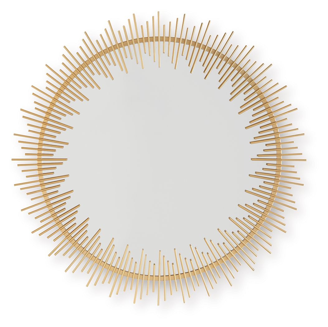 Wainport - Gold Finish - Accent Mirror - Urban Living Furniture (Los Angeles, CA)