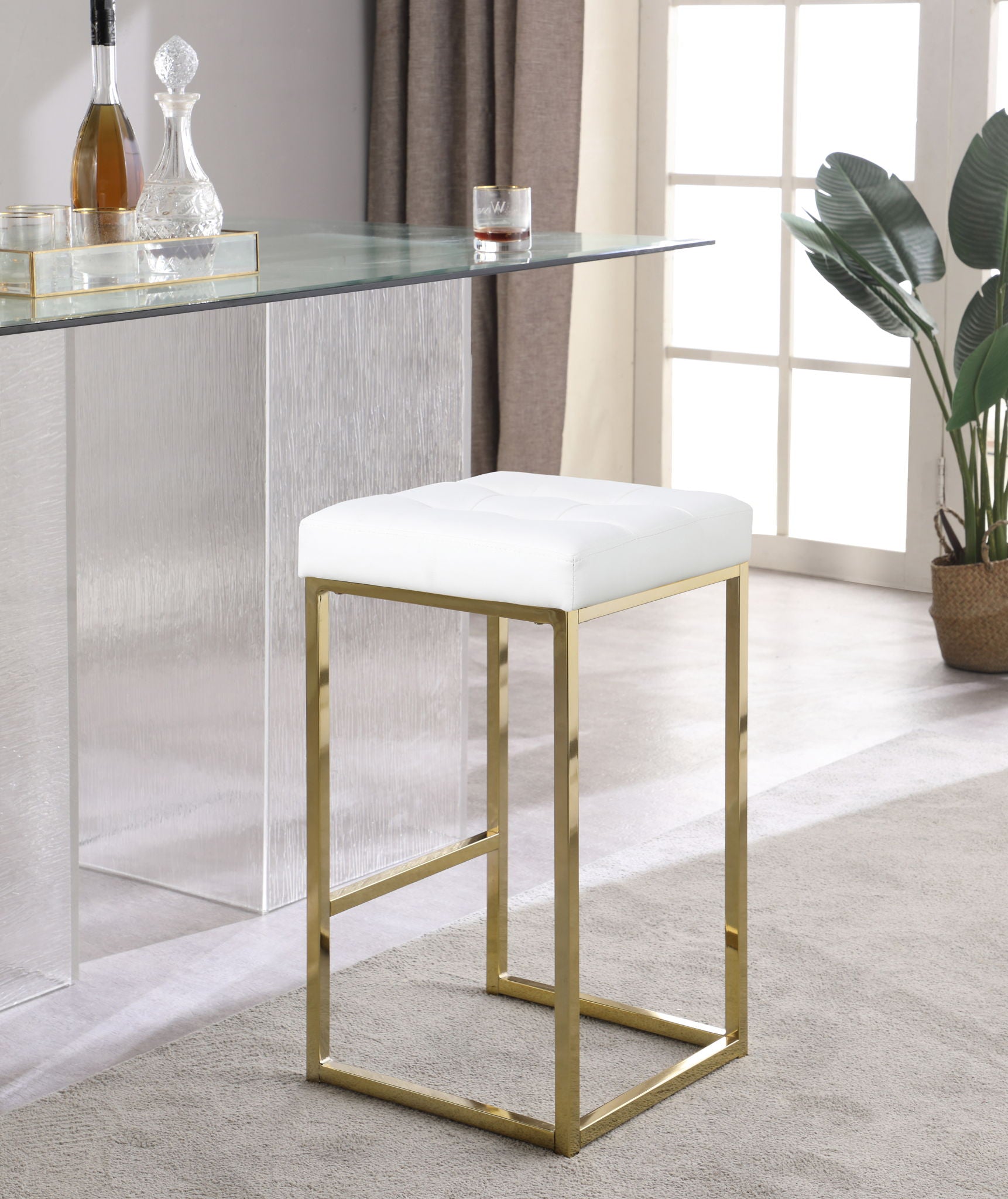 Nicola - Steel Stool (Set of 2) - Urban Living Furniture (Los Angeles, CA)