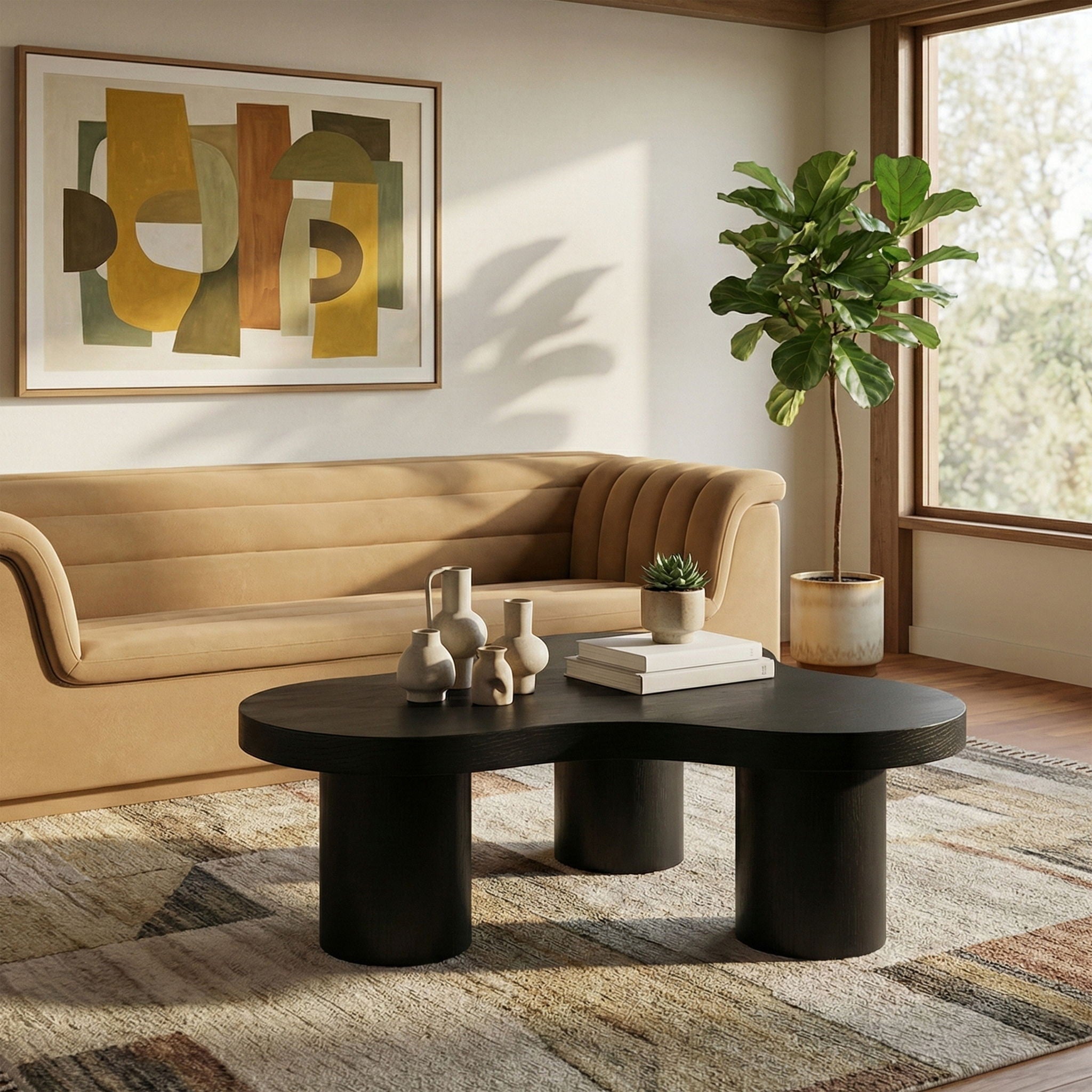 Cove - Oak Veneer And Solid Wood Coffee Table - Urban Living Furniture (Los Angeles, CA)