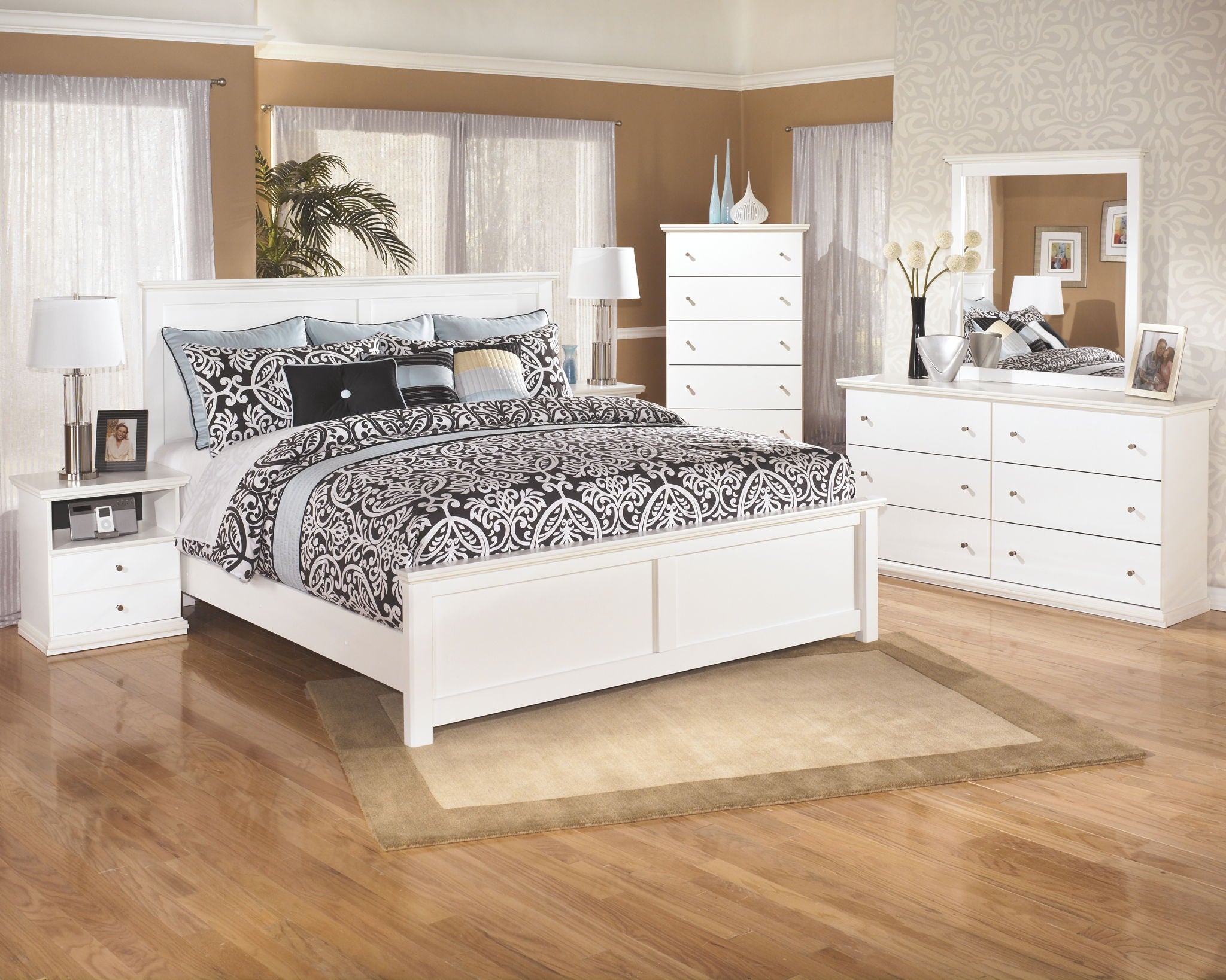 Bostwick Shoals - White - One Drawer Night Stand - Urban Living Furniture (Los Angeles, CA)