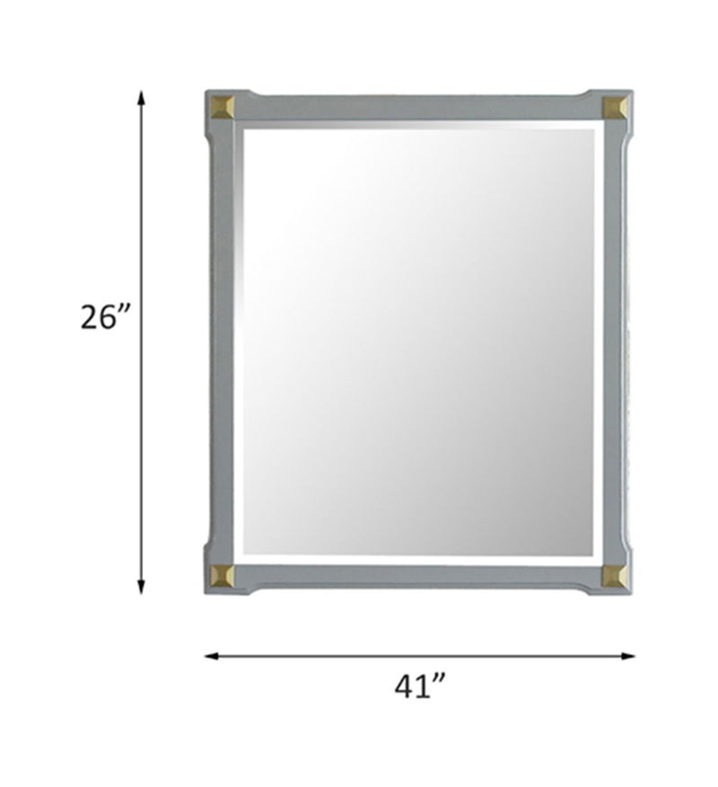 House Beatrice - Mirror - Pearl Gray - Urban Living Furniture (Los Angeles, CA)