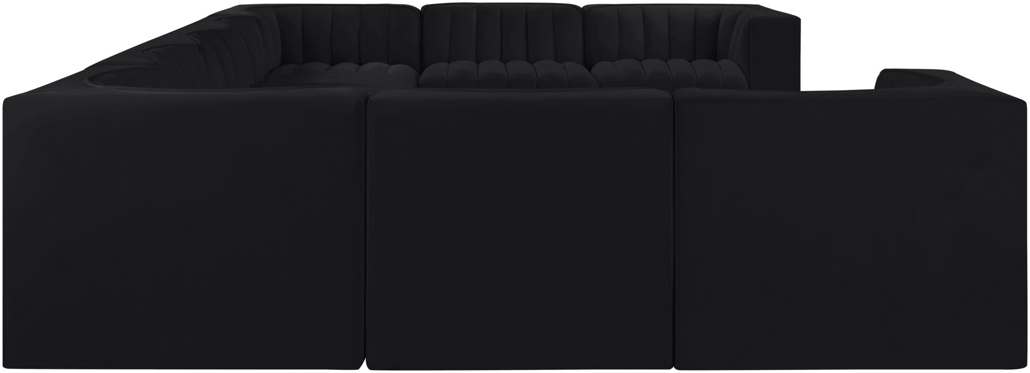 Rummi - Velvet Performance Fabric Upholstered 9 Piece Modular Sectional - Urban Living Furniture (Los Angeles, CA)
