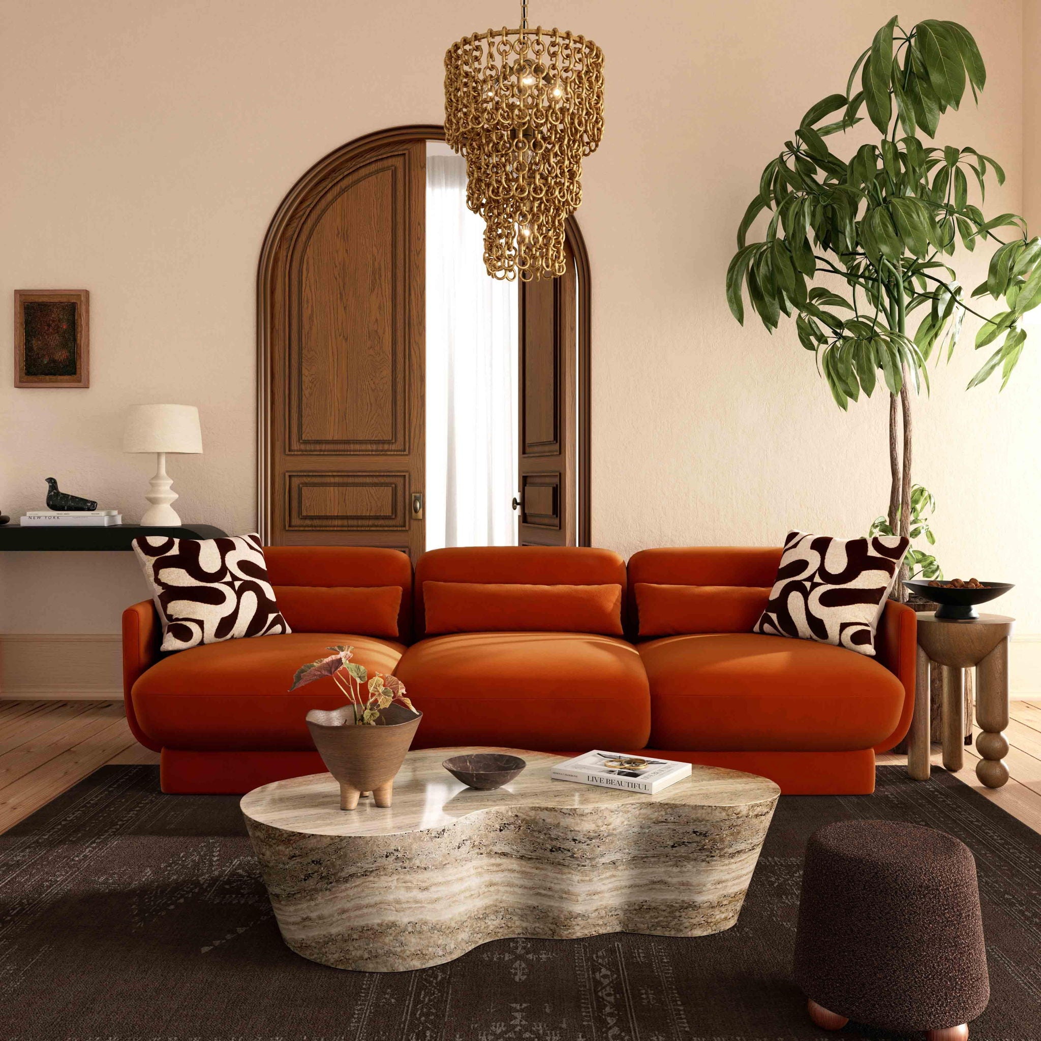 Azalea - Velvet Sofa - Urban Living Furniture (Los Angeles, CA)