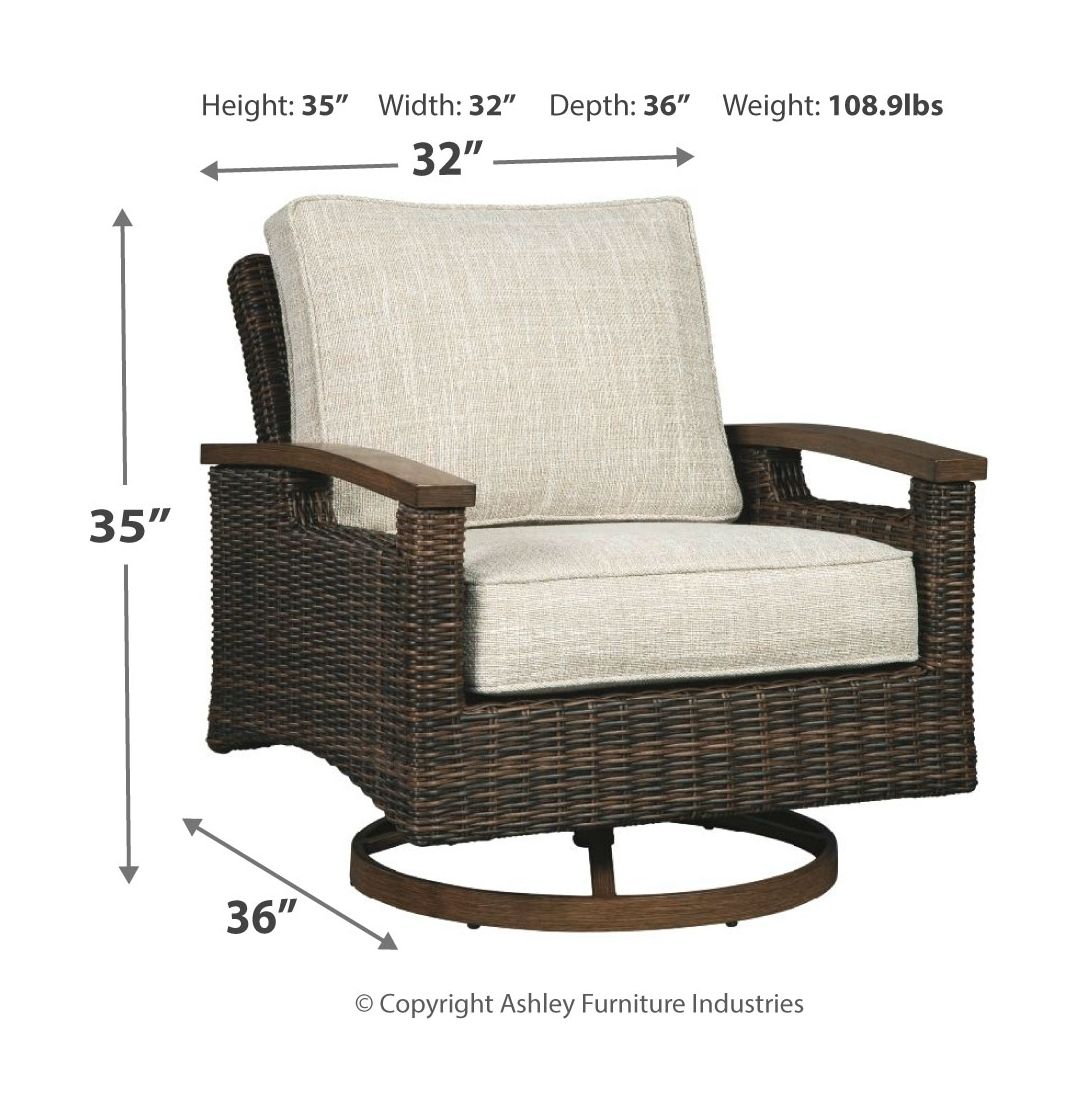 Paradise Trail - Medium Brown - 3 Pc. - Lounge Set - Urban Living Furniture (Los Angeles, CA)