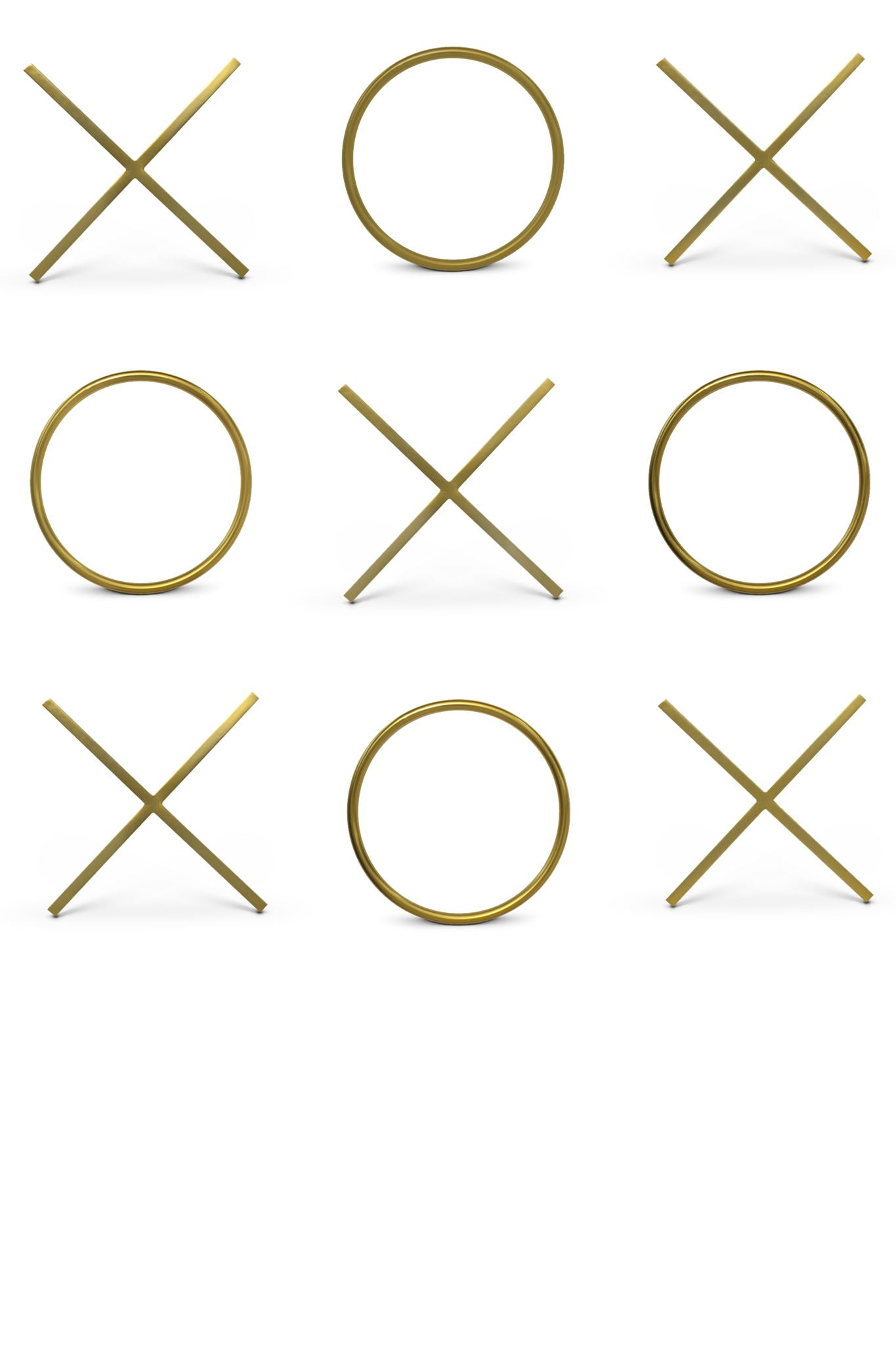 XOXO - Steel Wall Decor - Yellow