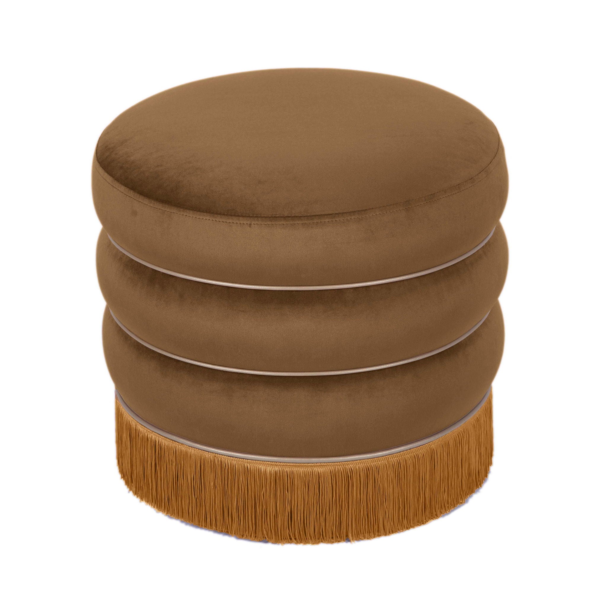 Lakka - Velvet Ottoman - Urban Living Furniture (Los Angeles, CA)