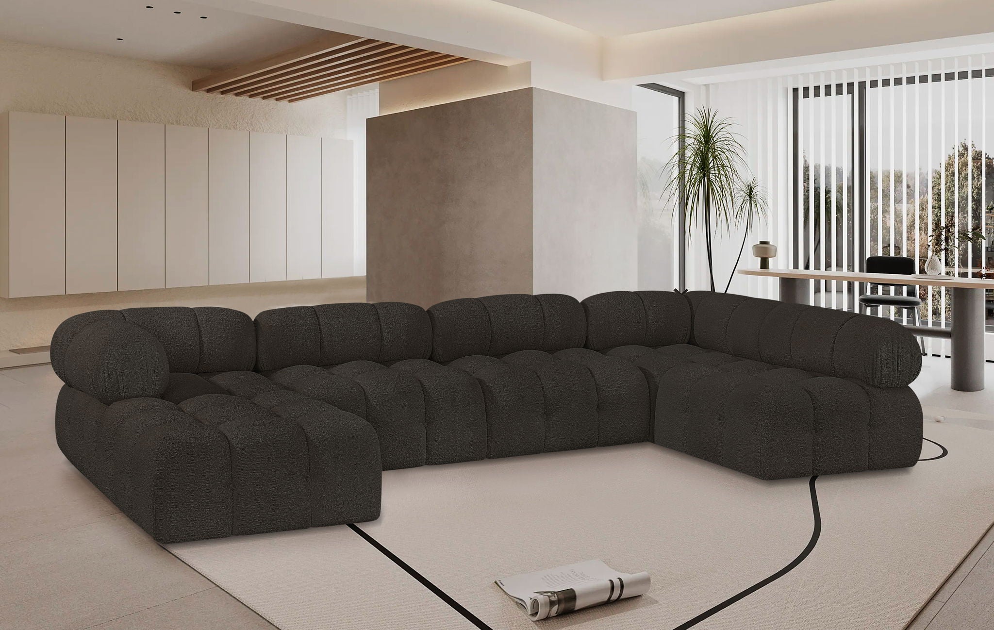 Ames - 6 Piece Modular U-Shaped Sectional - Urban Living Furniture (Los Angeles, CA)