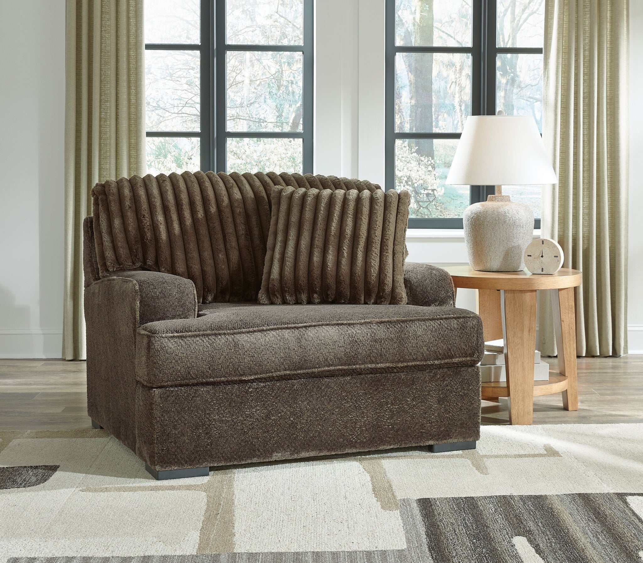 Aylesworth - Chocolate - Chair And A Half - Urban Living Furniture (Los Angeles, CA)